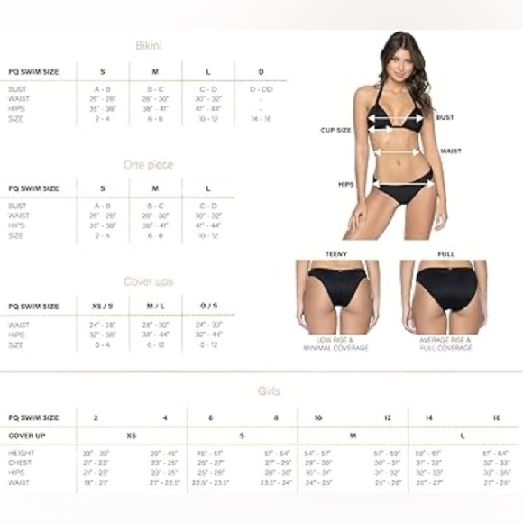 PQ Swim NWT D-Cup Bikini Top - 🌸Summer Hibiscus Reversible Seamless Wave Halter - Picture 12 of 12